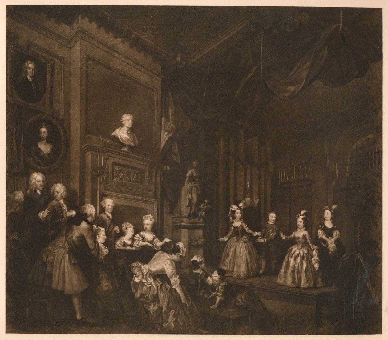 Den indiske kejsaren, 1732 av William Hogarth