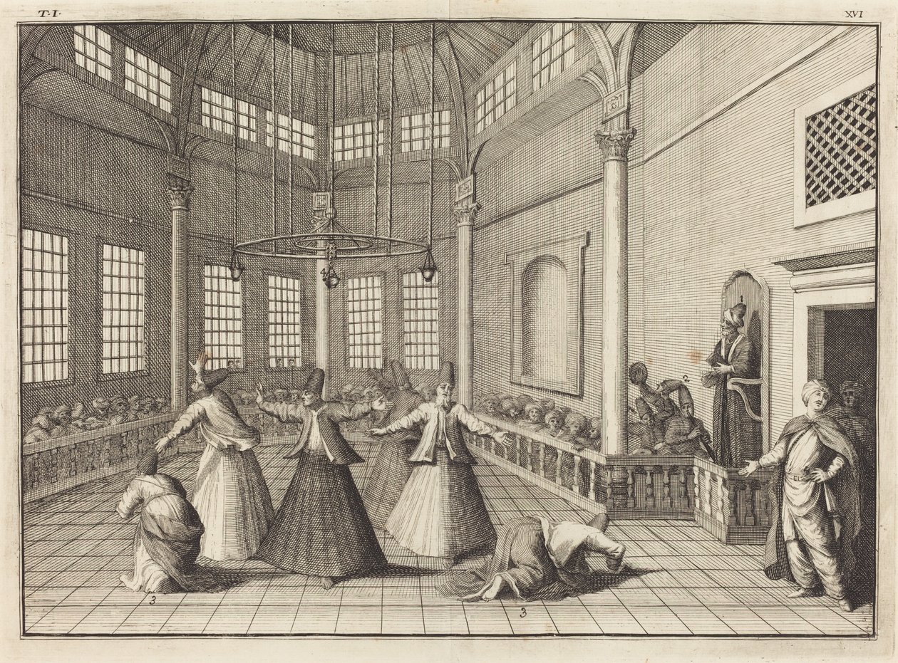 Insidan av en moské av William Hogarth