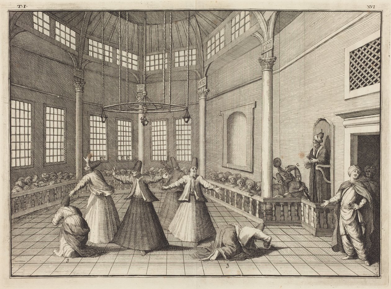 Insidan av en moské av William Hogarth