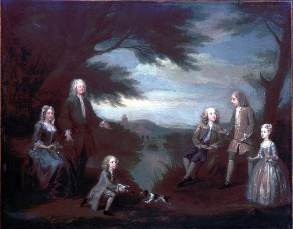 Familjen Jeffreys av William Hogarth
