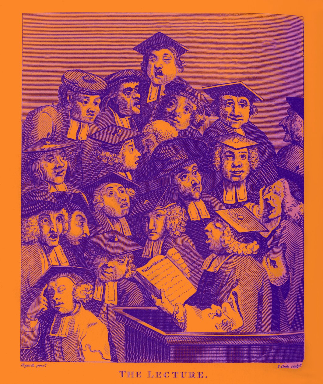 Föreläsningen av William Hogarth av William Hogarth
