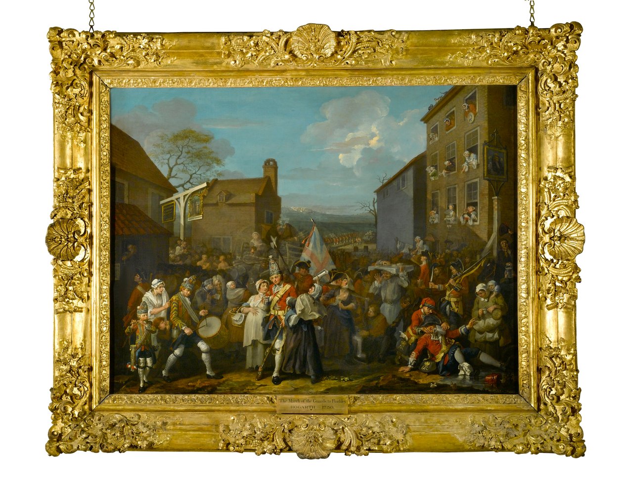 Gardetåget till Finchley, 1750 av William Hogarth