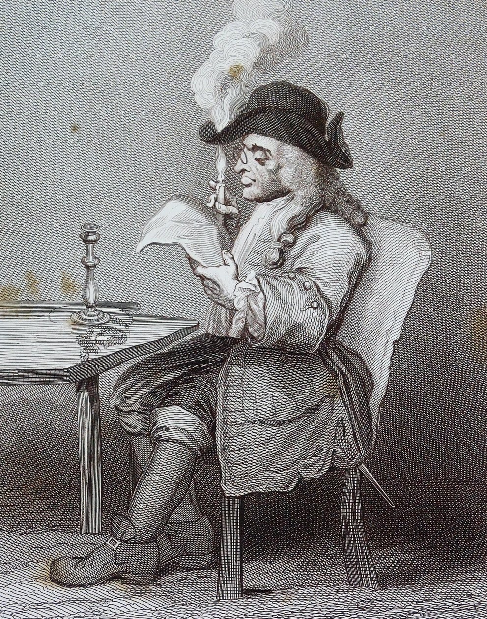 Politikern. av William Hogarth (1697–1764), av William Hogarth