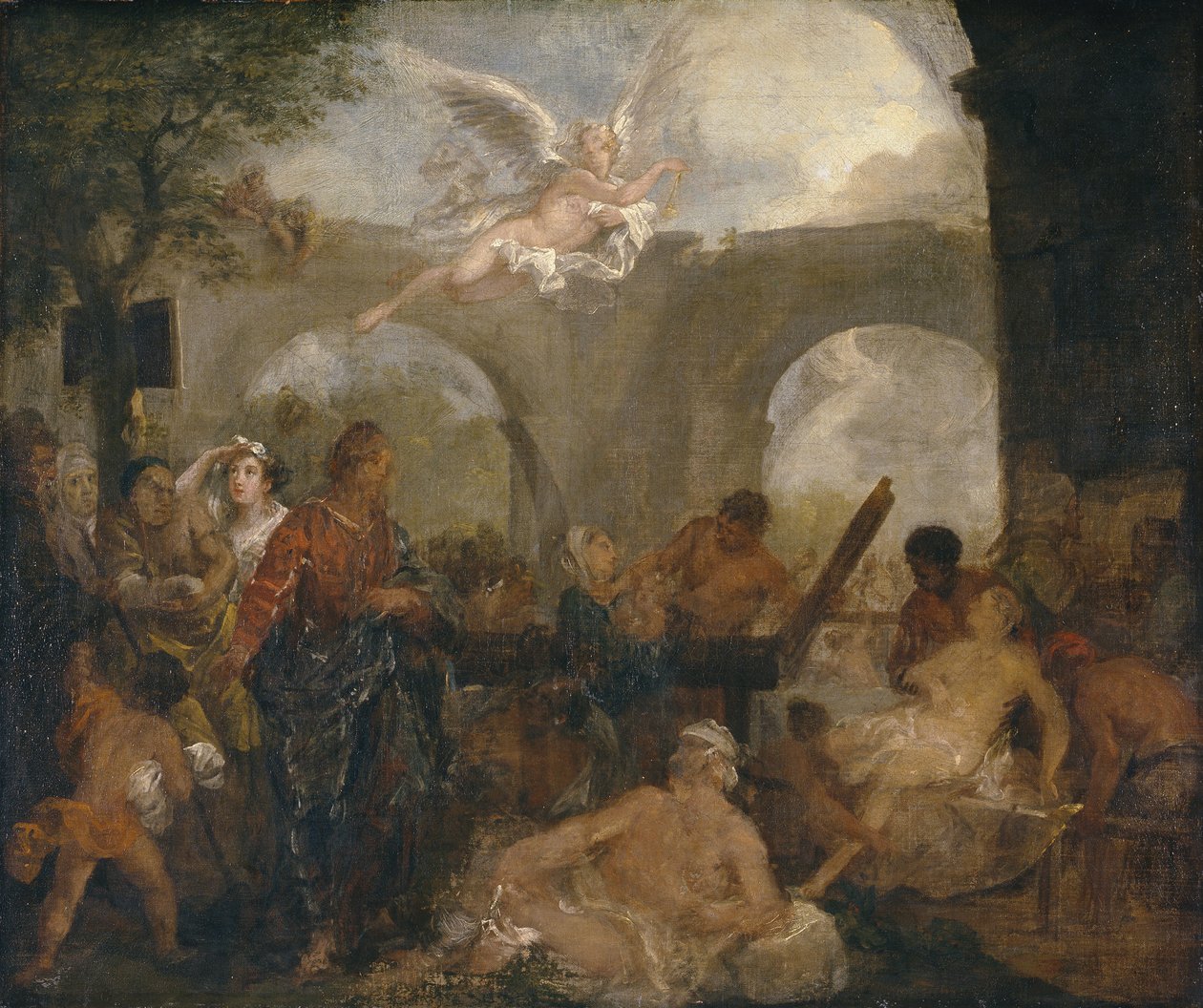 Poolen i Bethesda av William Hogarth