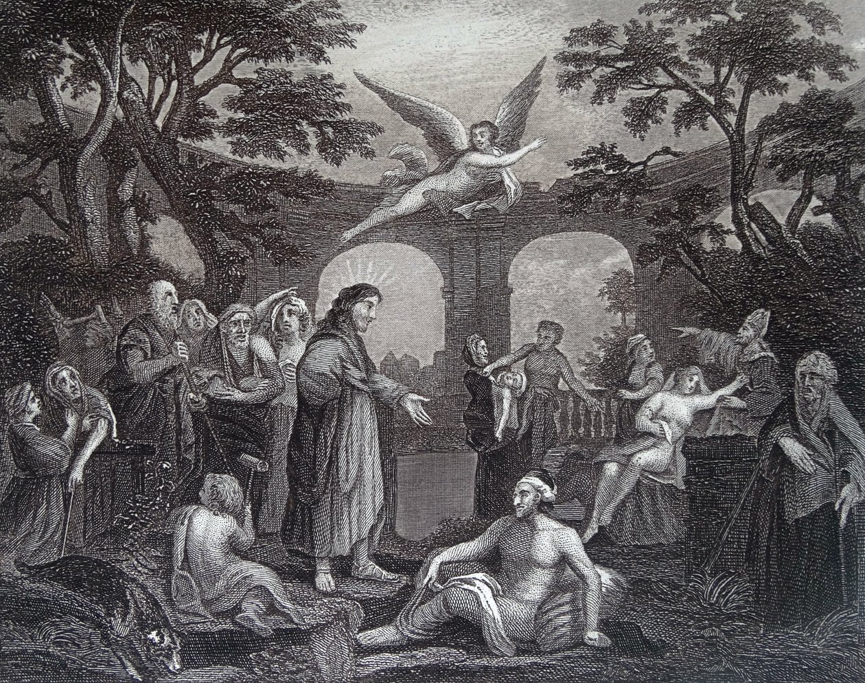 Poolen i Bethesda av William Hogarth