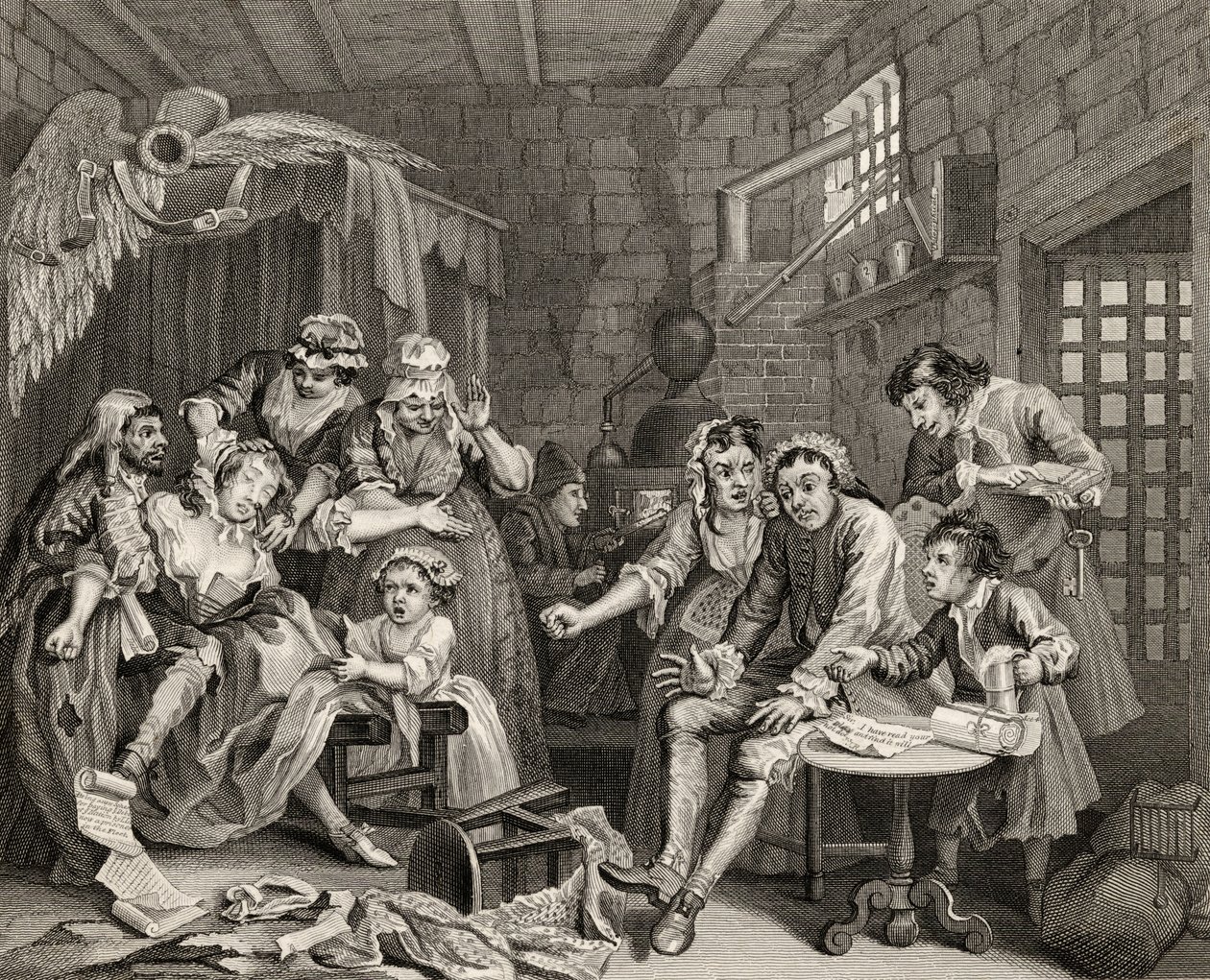 The Prison Scene, skylt VII från 