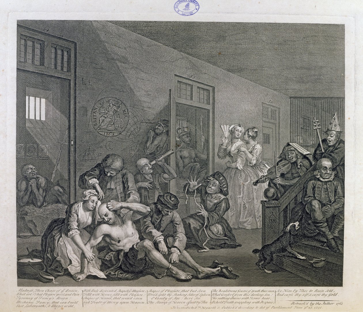 The Rake in Bedlam, skylt VIII från 