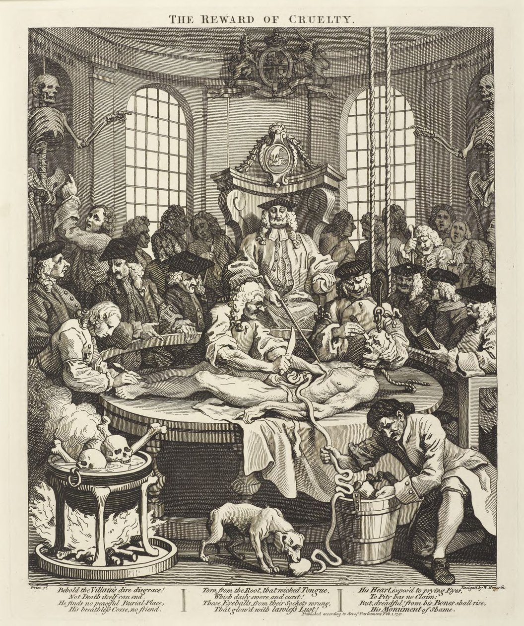 Grymhetens belöning av William Hogarth