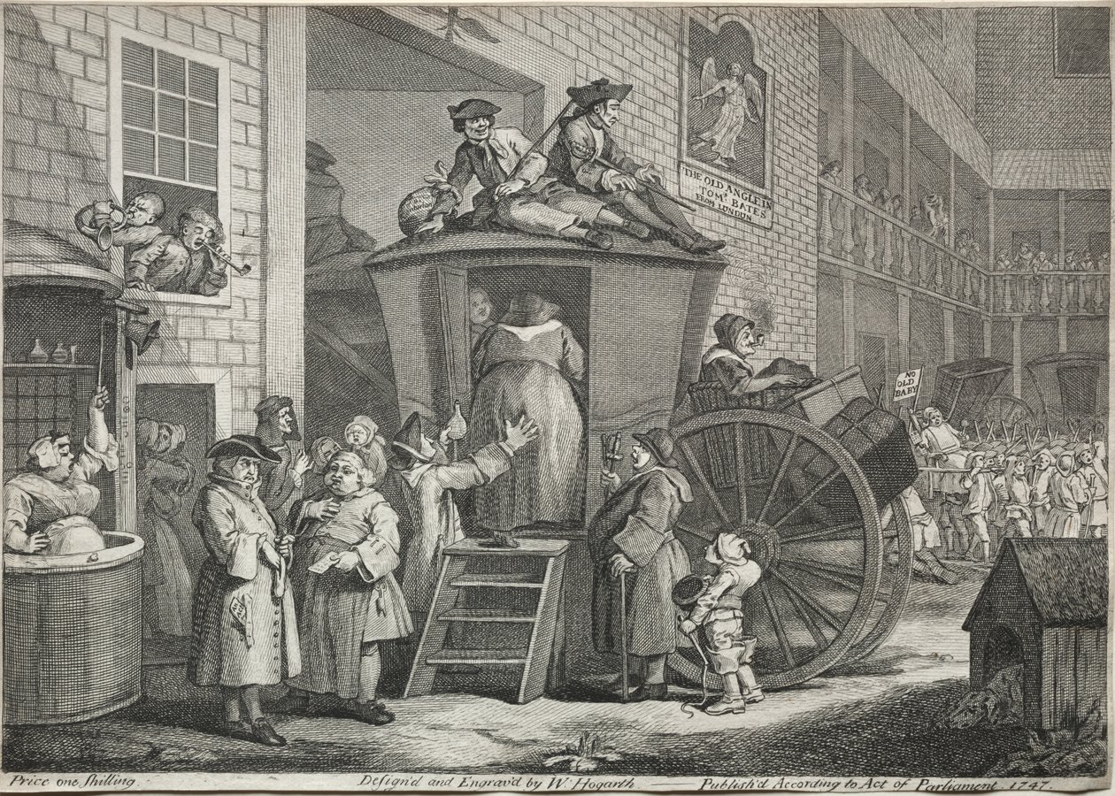 Scencoachen av William Hogarth