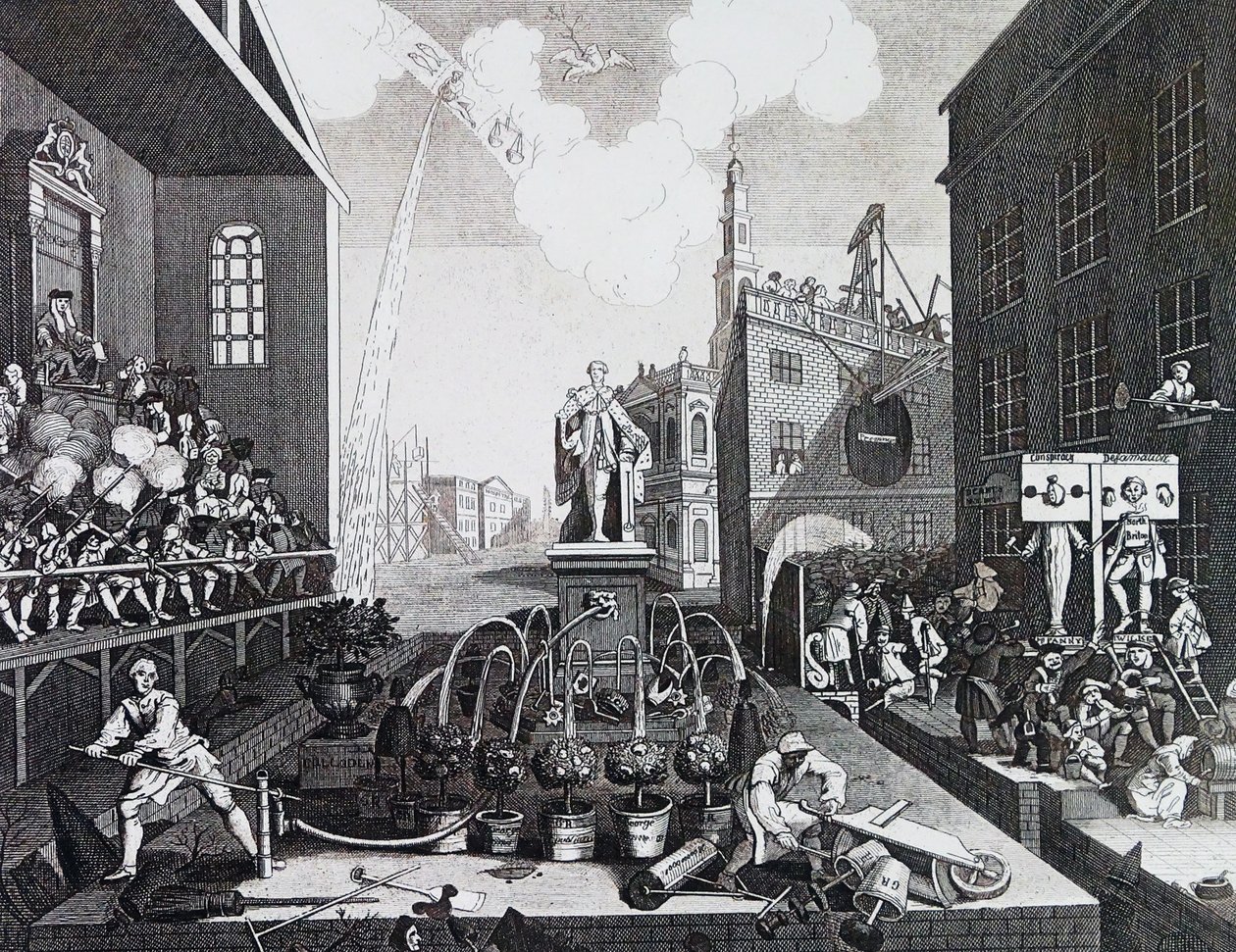 Tiderna. Tavla II 1762, av William Hogarth av William Hogarth
