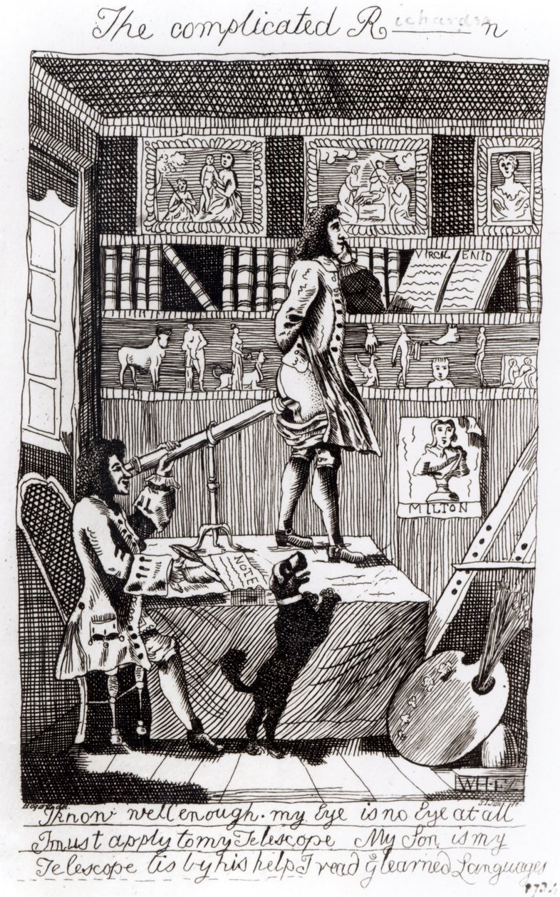 Den komplicerade Richardson, 1724 av William Hogarth