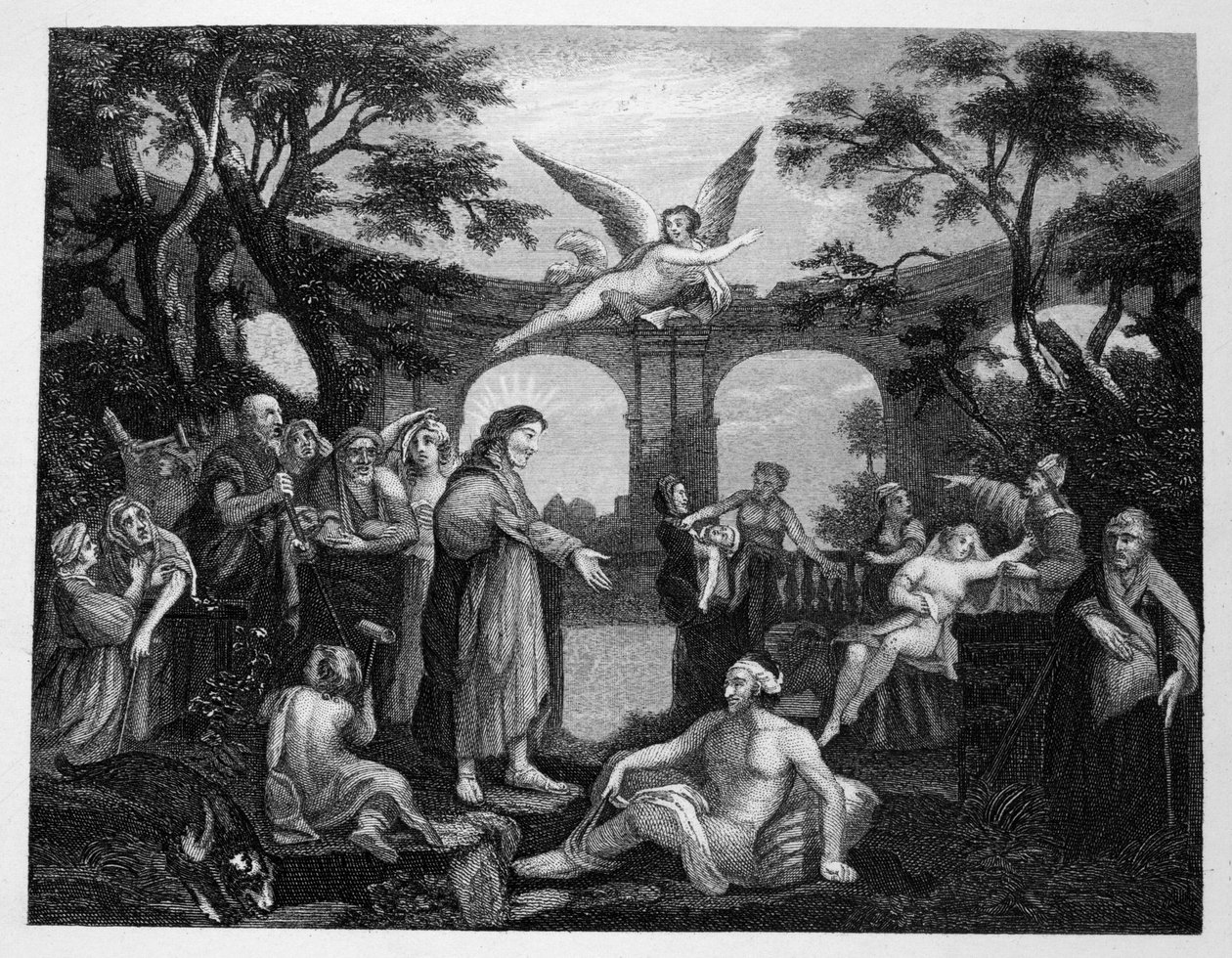 Poolen i Bethesda av William Hogarth
