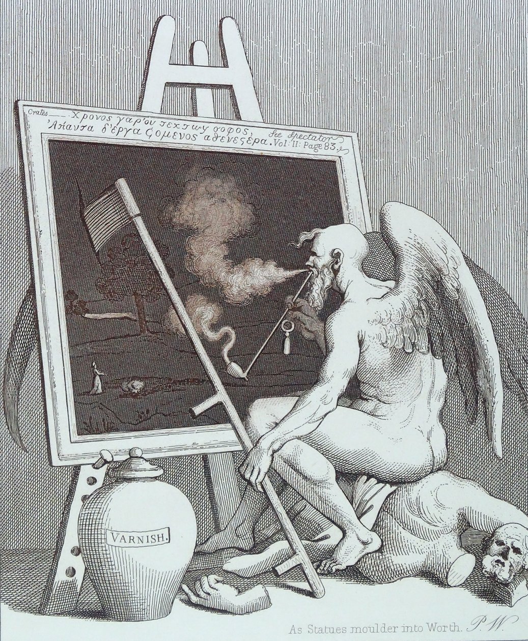 Till naturen och dig själv vädjar av William Hogarth