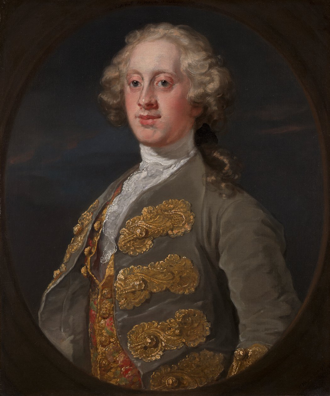 William Cavendish, markis av Hartington, senare fjärde hertig av Devonshire av William Hogarth