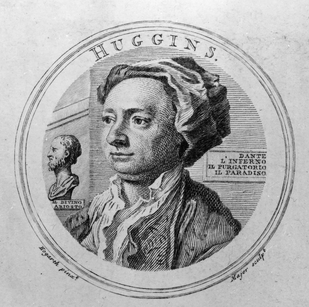 William Huggins, graverad av Thomas Major, 1761 av William Hogarth