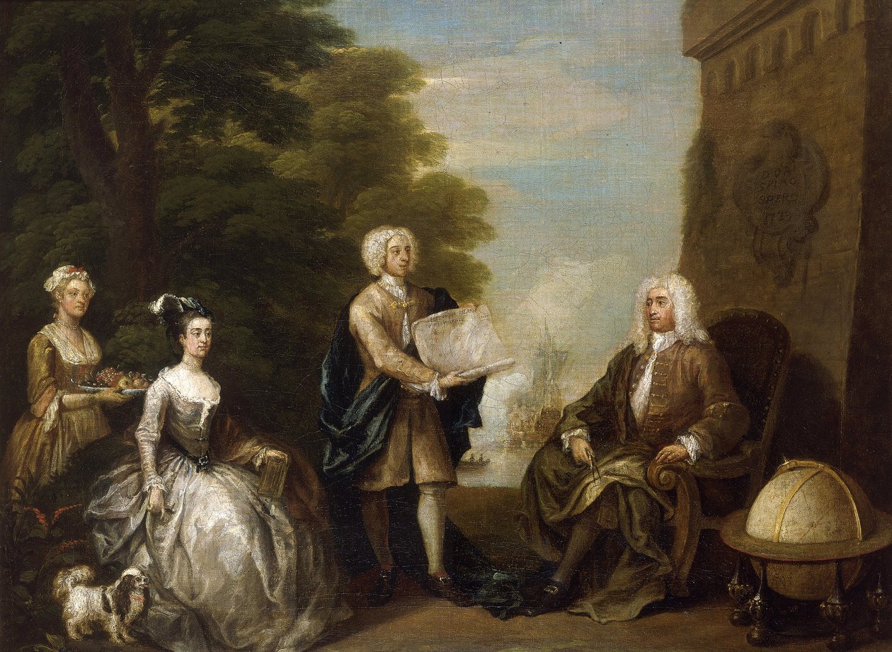 Woodes Rogers (ca 1679-1732) av William Hogarth