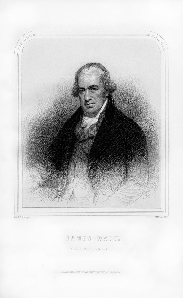 James Watt, skotsk uppfinnare och ingenjör, 1870 av William Holl