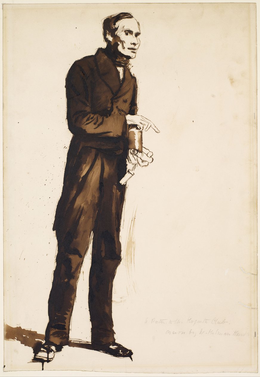 En portier på Hogarth Club av William Holman Hunt