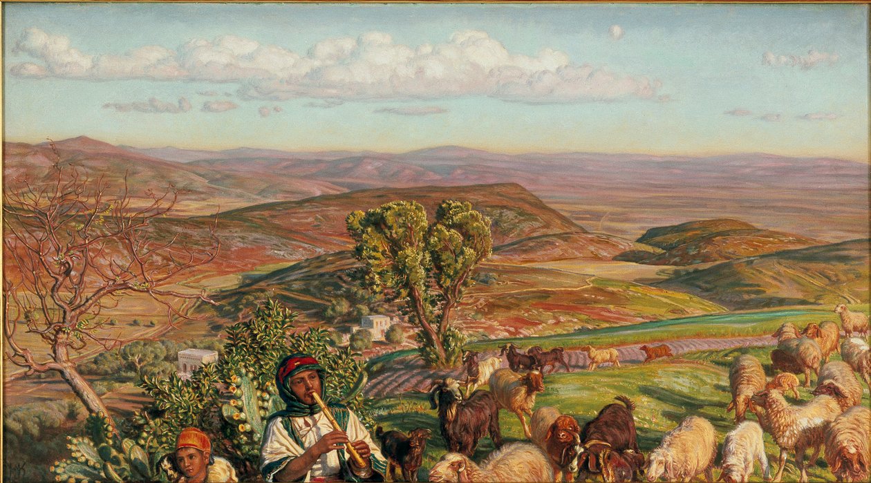 Esdraelonslätten från höjderna ovanför Nasaret, 1876 av William Holman Hunt
