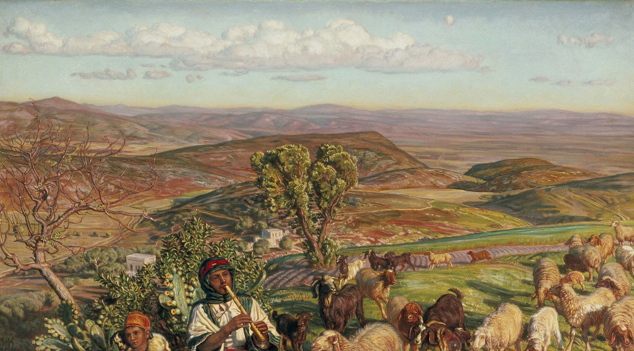 Esdraelonslätten från höjderna ovanför Nasaret, 1800-talet av William Holman Hunt
