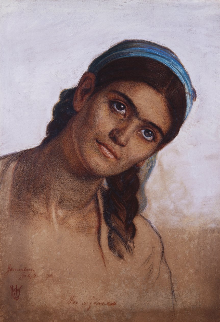 Studie av en syrisk kvinna, 1876 av William Holman Hunt