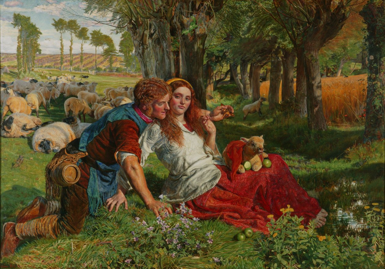 Den hyrande herden av William Holman Hunt