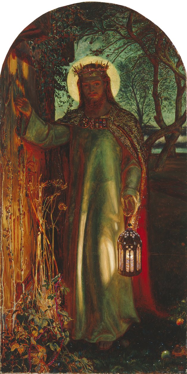 Världens ljus, ca 1852 (olja på duk) av William Holman Hunt