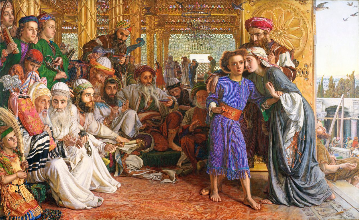 upptäckten av Savoren i templet av William Holman Hunt