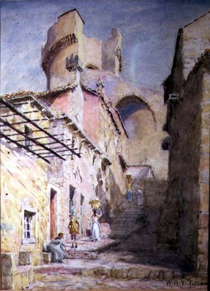 Carro (akvarell på papper) av William Holt Yates Titcomb