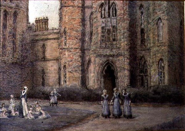 The Old Blind Asylum, Bristol (pastell på papper) av William Holt Yates Titcomb