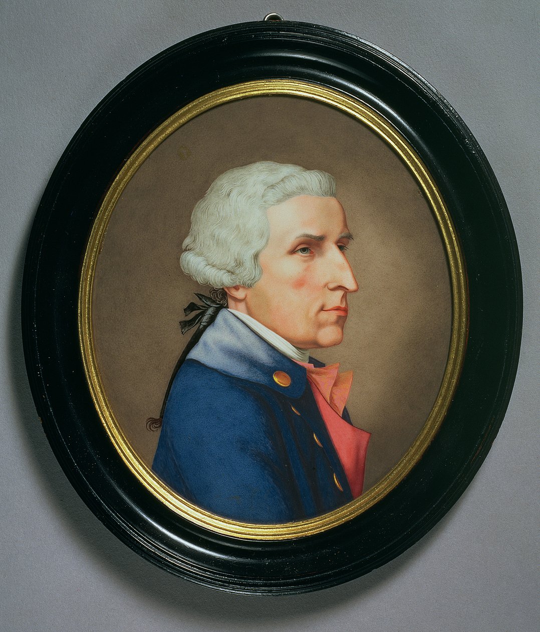 Porträtt av Sir William Hamilton, ca 1802 (emalj på koppar) av William Hopkins Craft