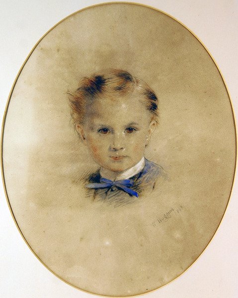 Porträtt av en pojke av William Huggins
