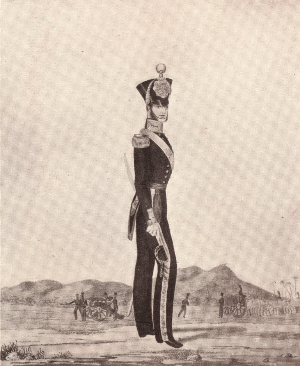Officerare från Madras Army Foot Artillery, 1841 1909 av William Hunsley