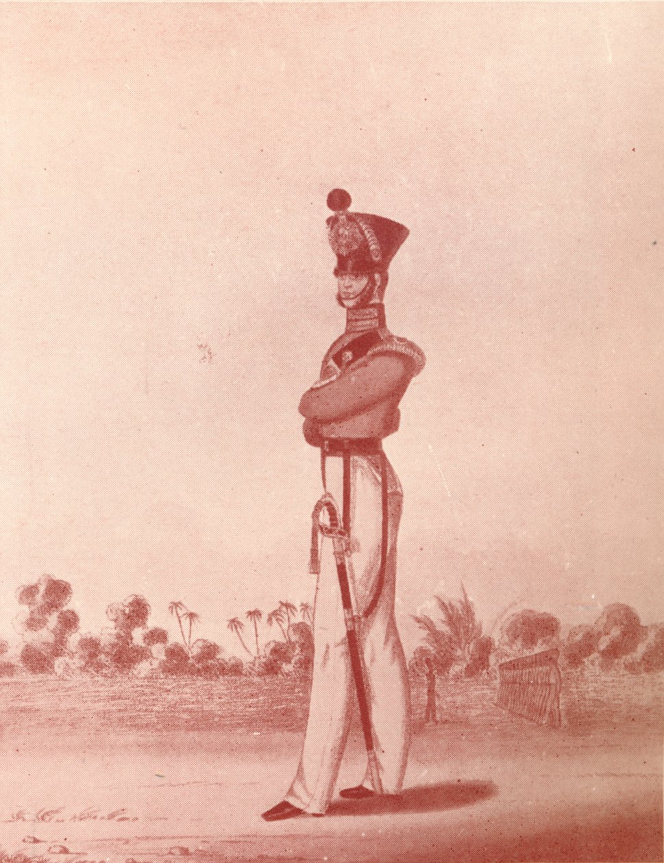 Officerare för Madras Army Light Infantry, c1837-1843, 1909 av William Hunsley