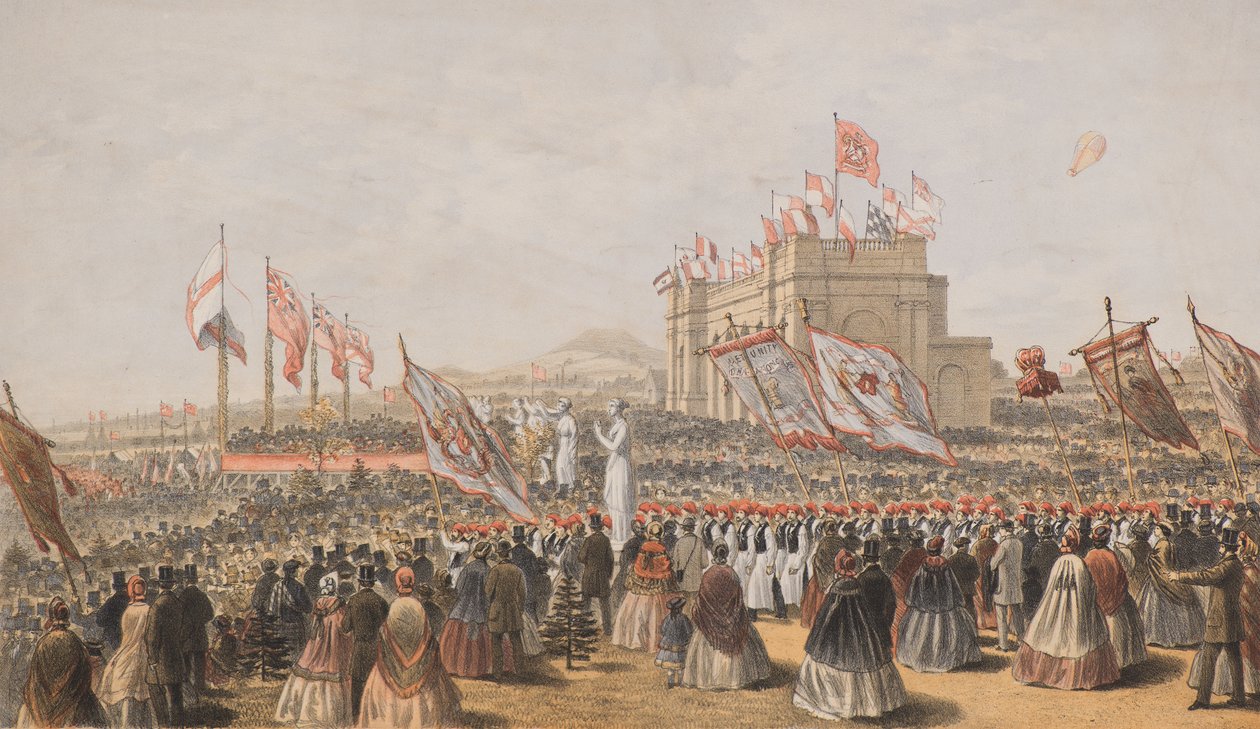 Invigning av Baxter Park Dundee 9 september 1863 av William Husband McFarlane