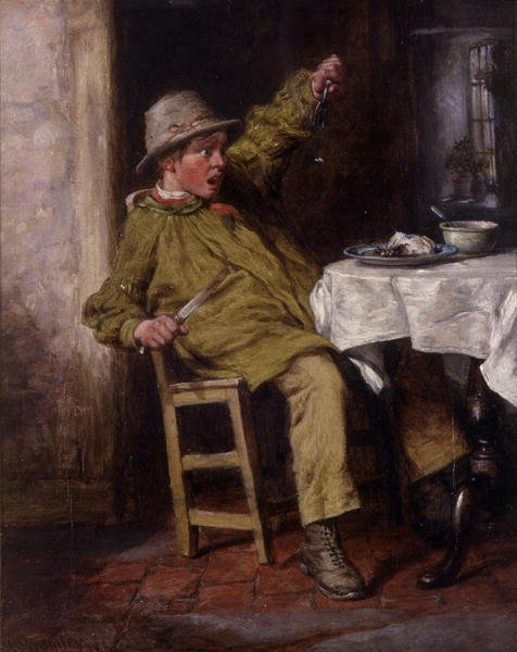 Getingen! 1864 (olja på duk) av William III Bromley