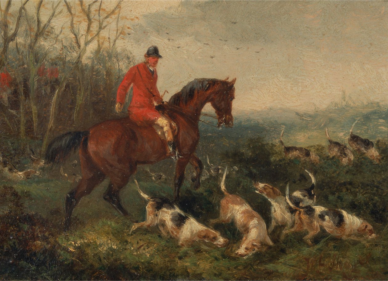 Foxhunting: Vid omslaget av William J. Shayer
