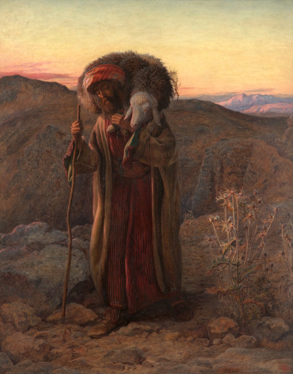 Det förlorade fåret, 1864 av William J. Webbe or Webb