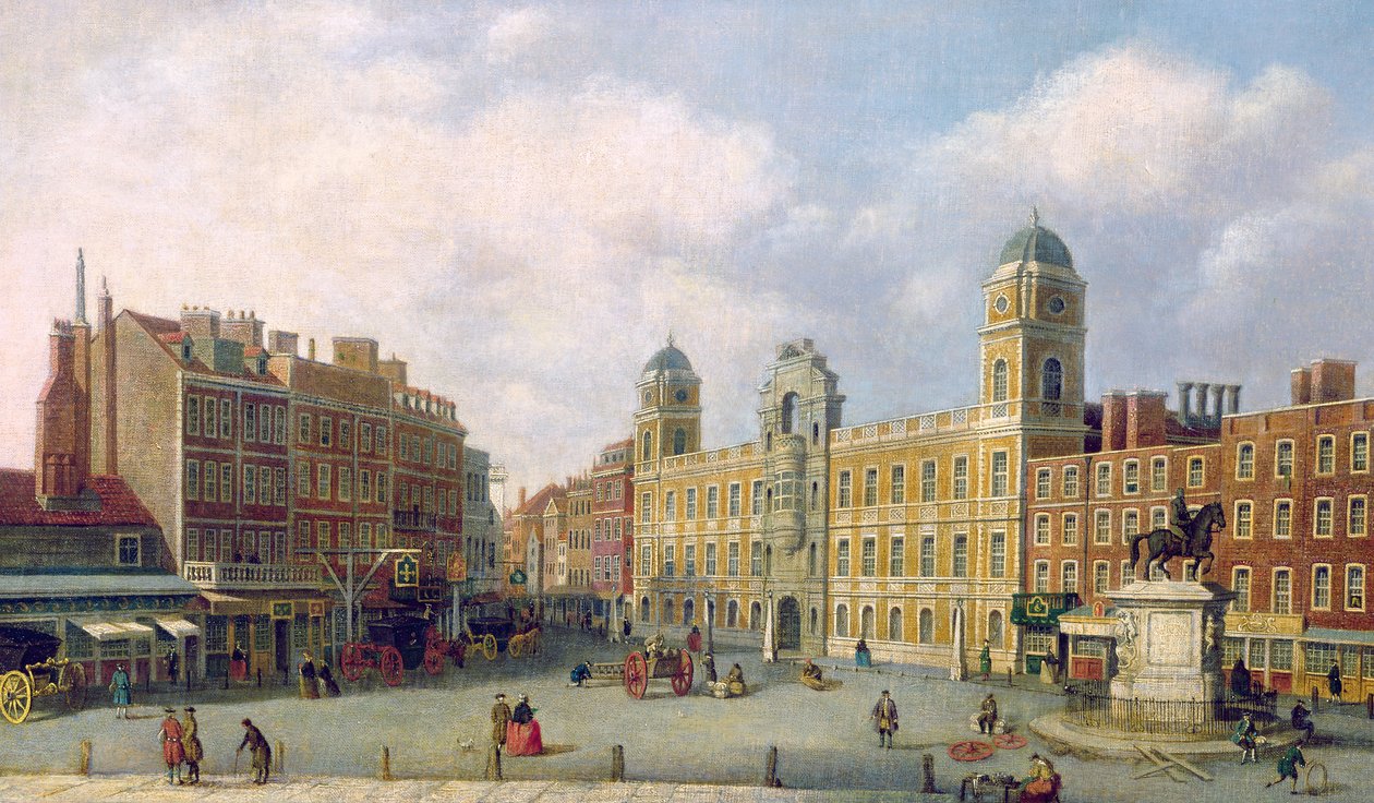 Utsikt över Northumberland House, ca 1770 av William James