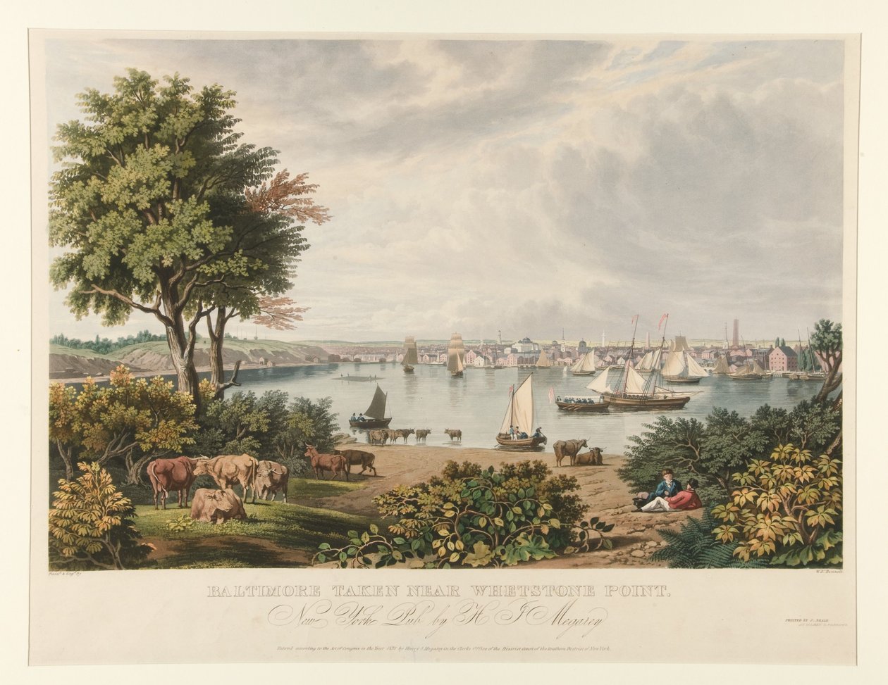 Baltimore fotograferat nära Whetstone Point av William James Bennett