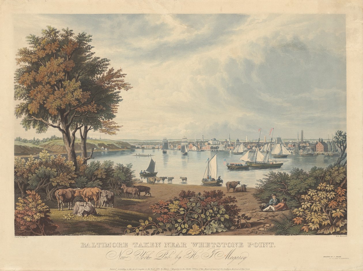 Baltimore tagen nära Whetstone Point av William James Bennett