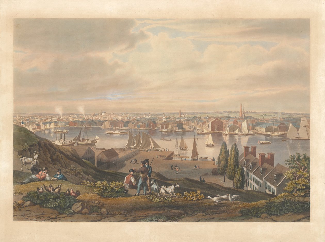 Baltimore från Federal Hill av William James Bennett