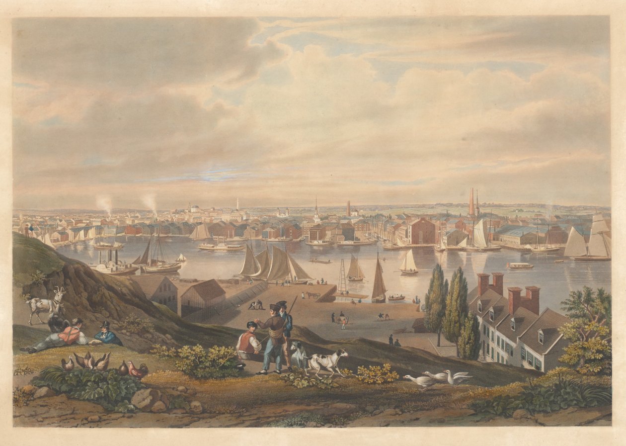 Baltimore från Federal Hill av William James Bennett