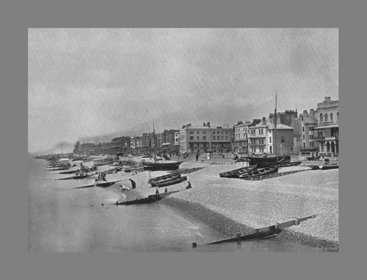 Paraden Worthing, c1900 av William James Gardiner