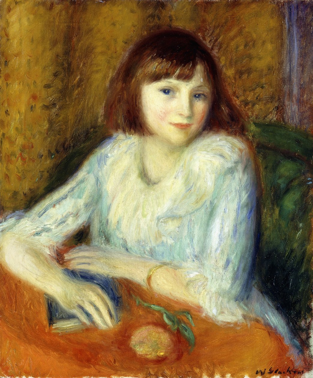 Ett porträtt av Penny av William James Glackens