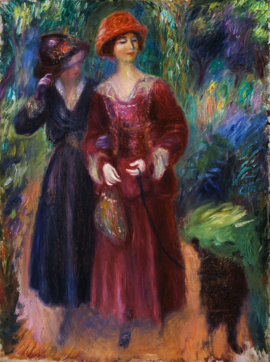 En promenad i parken av William James Glackens