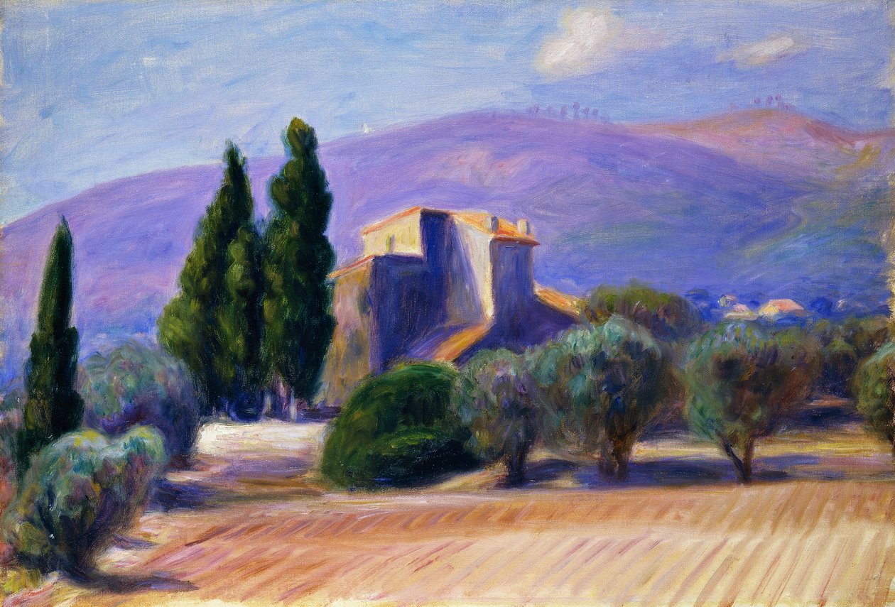 Bondgård i Provence av William James Glackens