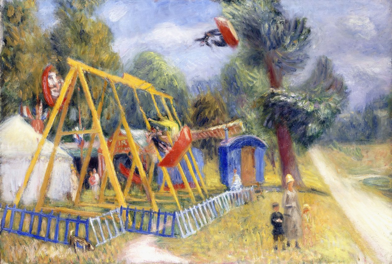 Franska mässan, ca 1927 (olja på duk) av William James Glackens