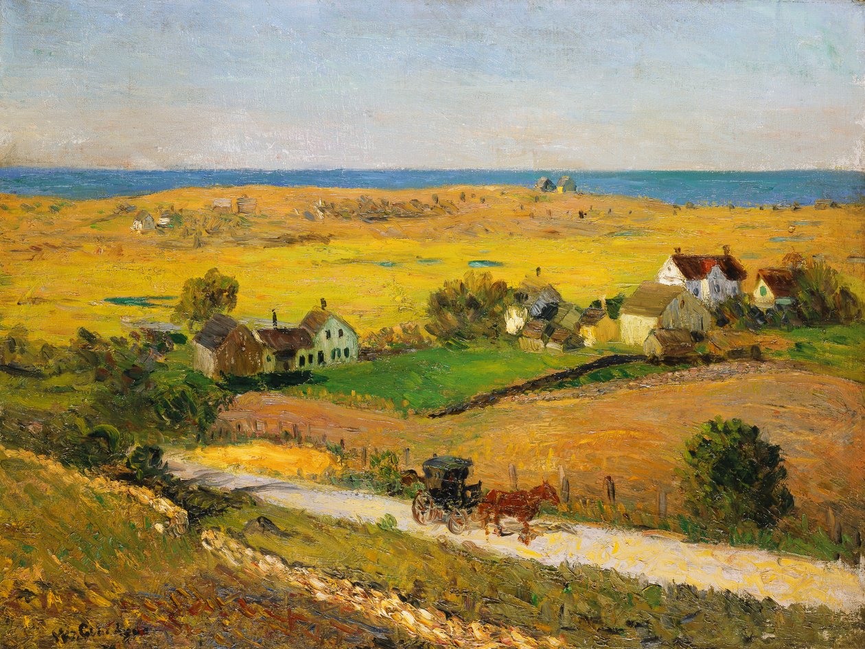 New England landskap av William James Glackens