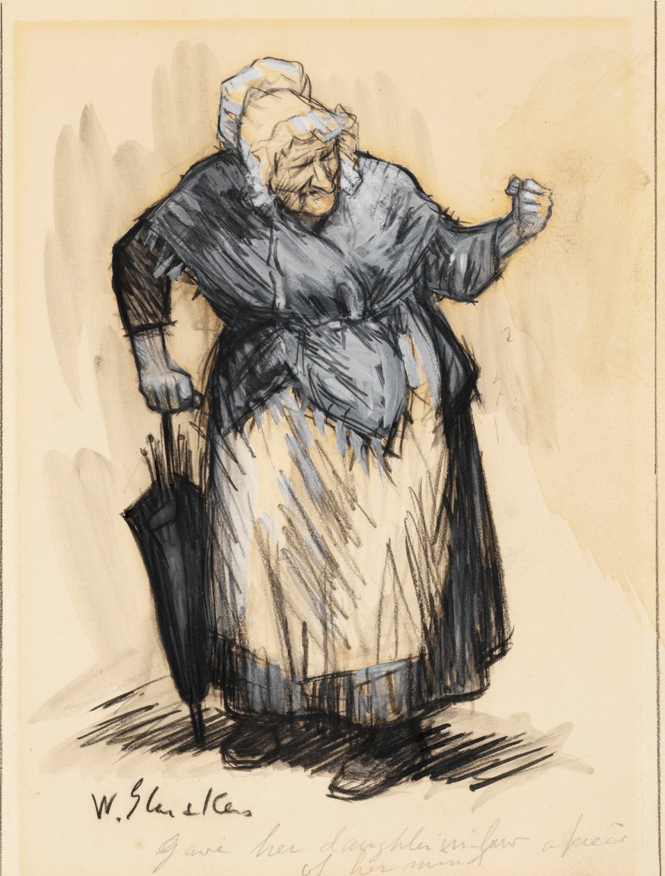 Hon gav sin svärdotter en bit av sitt sinne av William James Glackens